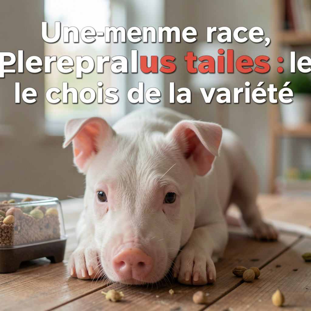 Deux teckels, un standard et un kaninchen, assis côte à côte dans une cuisine, lumière naturelle, plan moyen sur la différence de taille